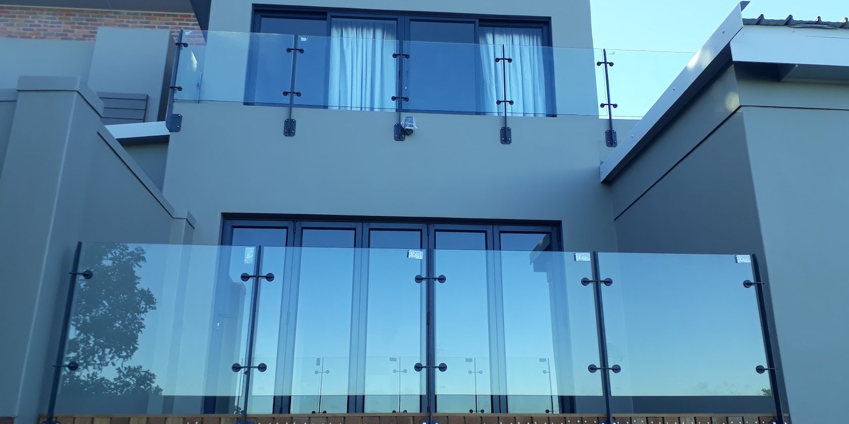 Glass balustrades and handrail custom project Port Elizabeth