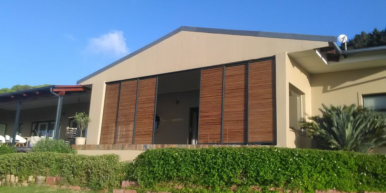 Wooden roller door shutter gate