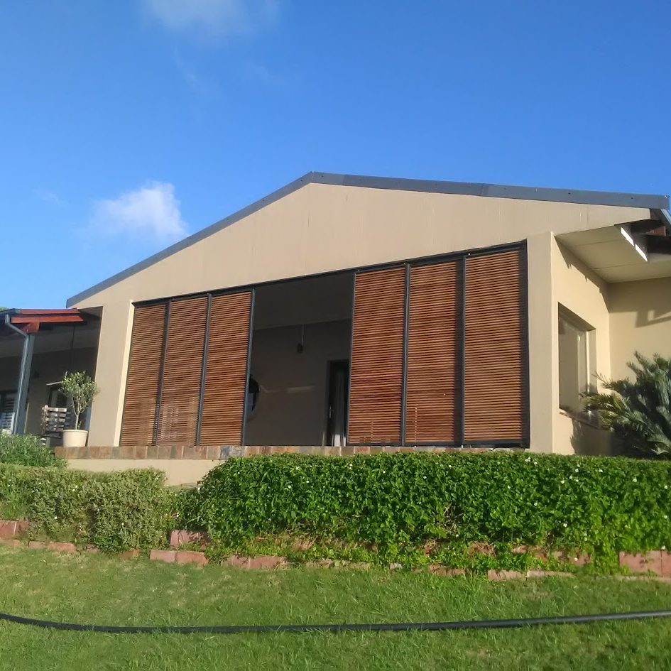 Wooden roller door shutter gate