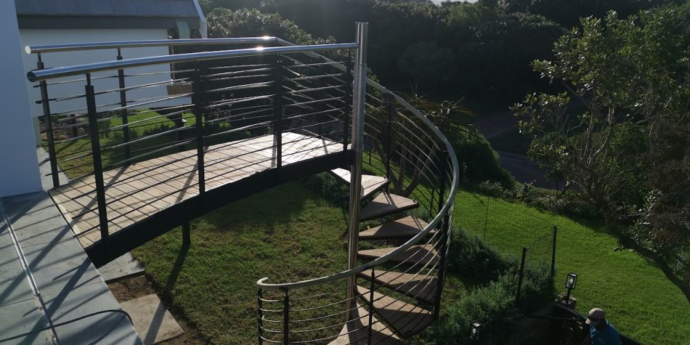 Spiral Stainless Steel Staircases