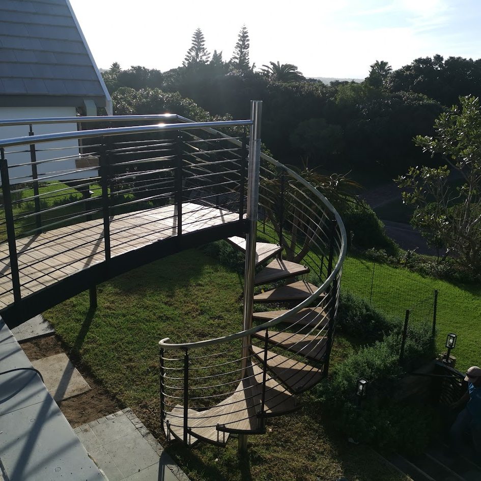 Spiral Stainless Steel Staircases