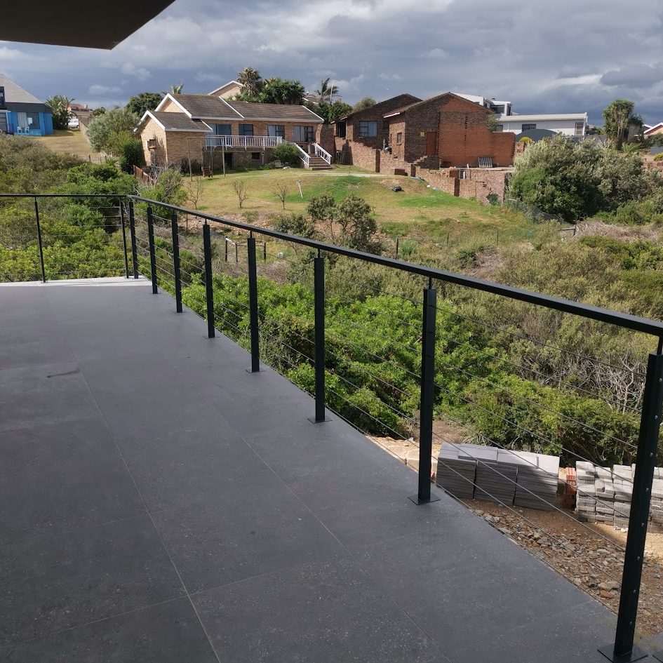 Custom fabricated handrails